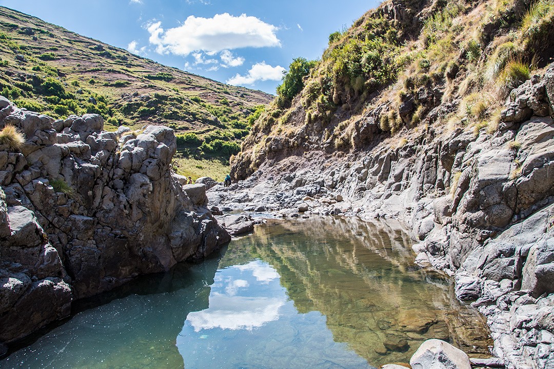 Jinbar river in Simien Mountains National Park offered the perfect lunch spot