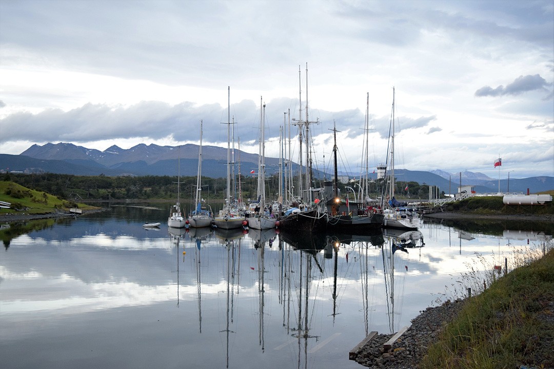 Puerto Williams in the world's southernmost settlement
