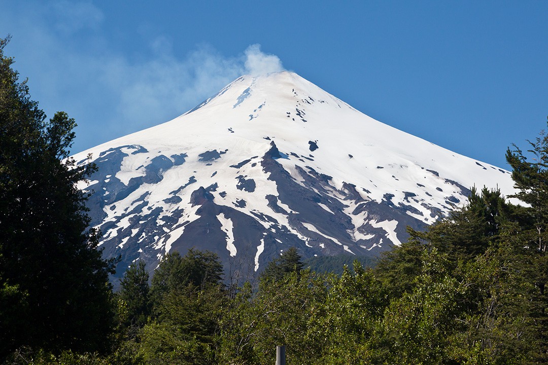 Villarrica is one of Chile's most active volcanoes