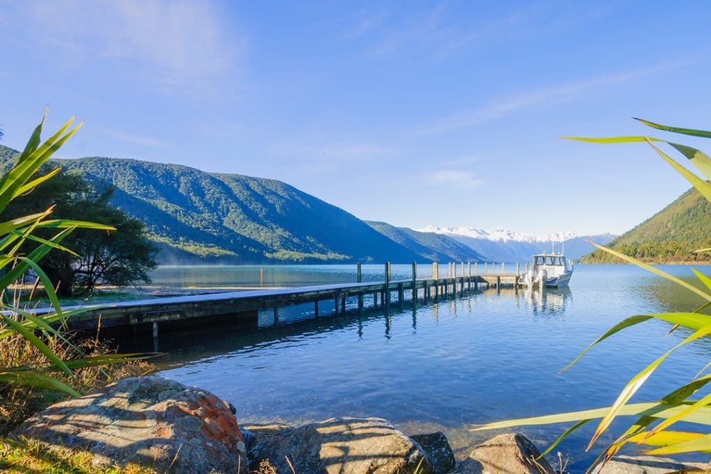 Nelson Lakes National Park has the clearest freshwater in the world