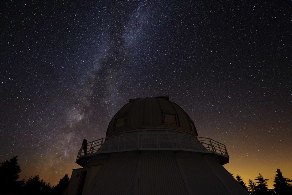 Telescope at Mont-Mégantic National Park