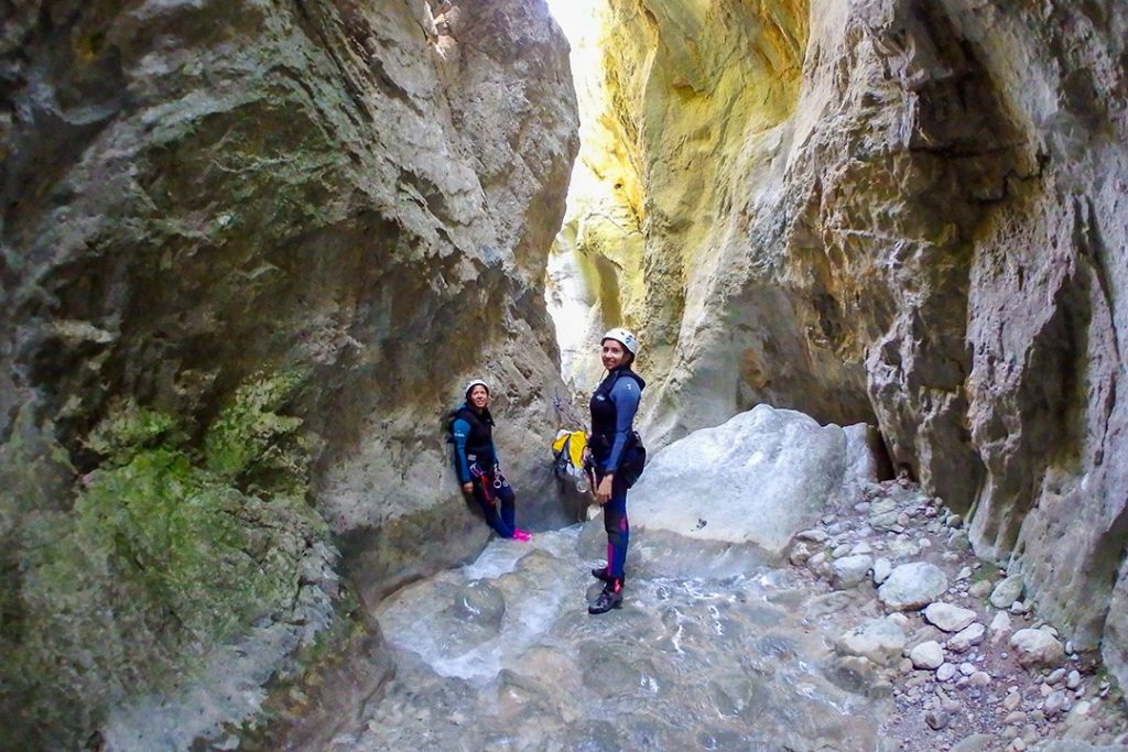 Readying to explore Hell's Canyon in Catalonia
