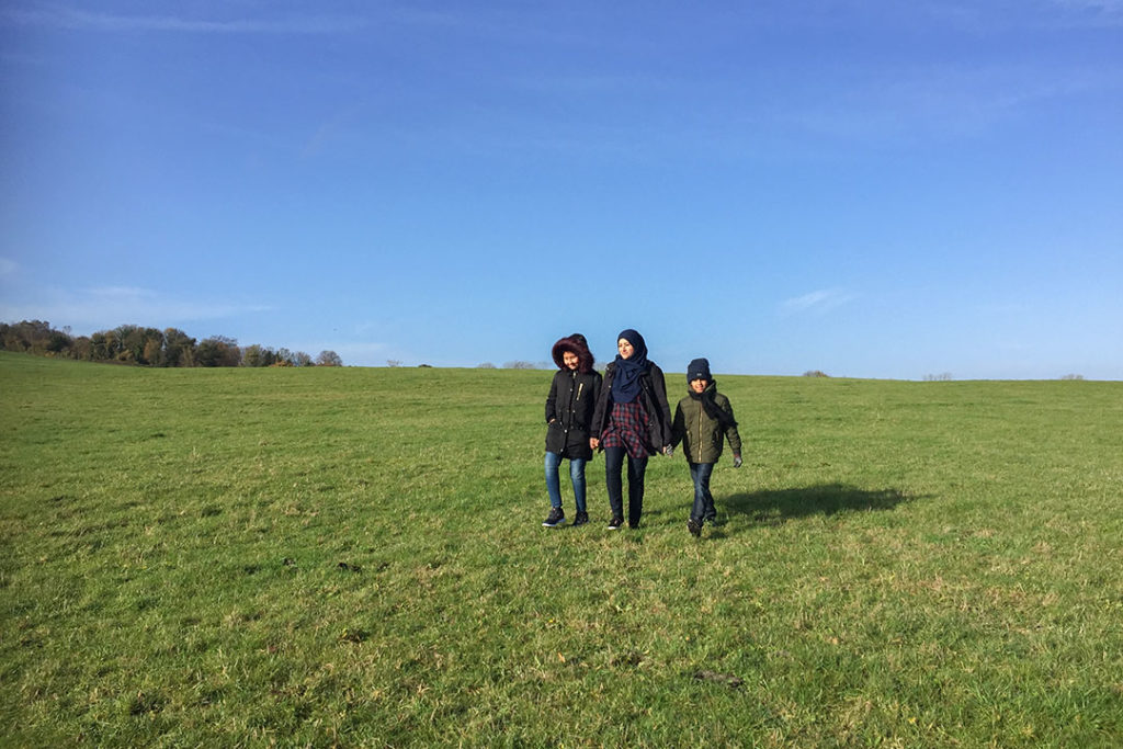 Taking a walk in the Chiltern Hills