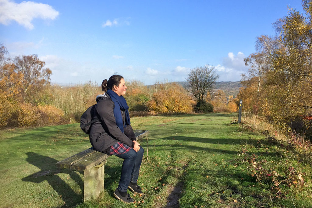 A moment of reflection in the Chiltern Hills