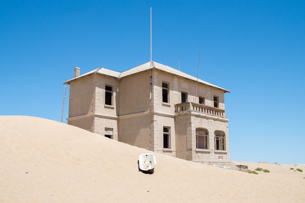 Kolmanskop was once a thriving town of wealthy residents