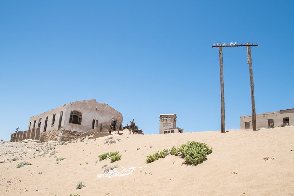 Scant signs of life in Kolmanskop ghost town