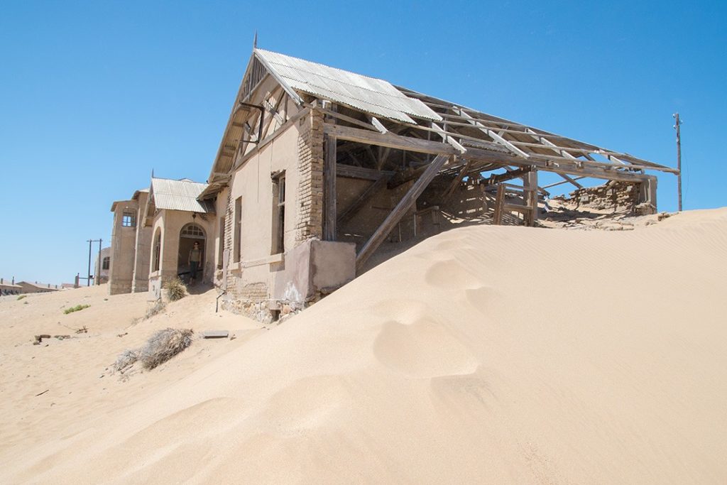Swallowed by sand in Kolmanskop ghost town