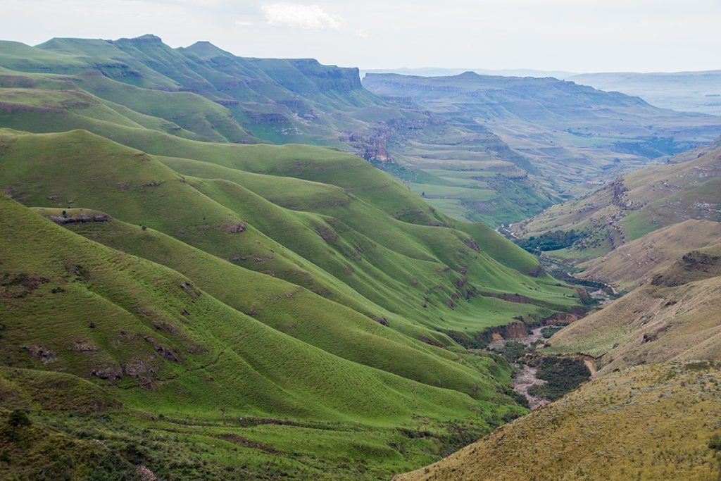 View of Lesotho from Sani Pass