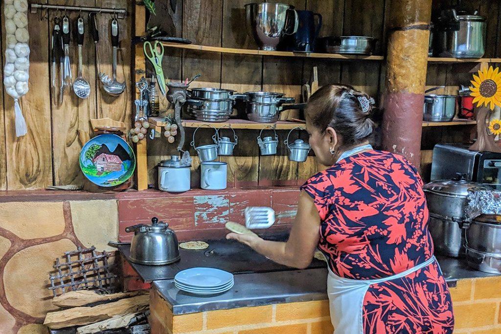 Dona Mara cooking on our National Geographic Expedition to Costa Rica