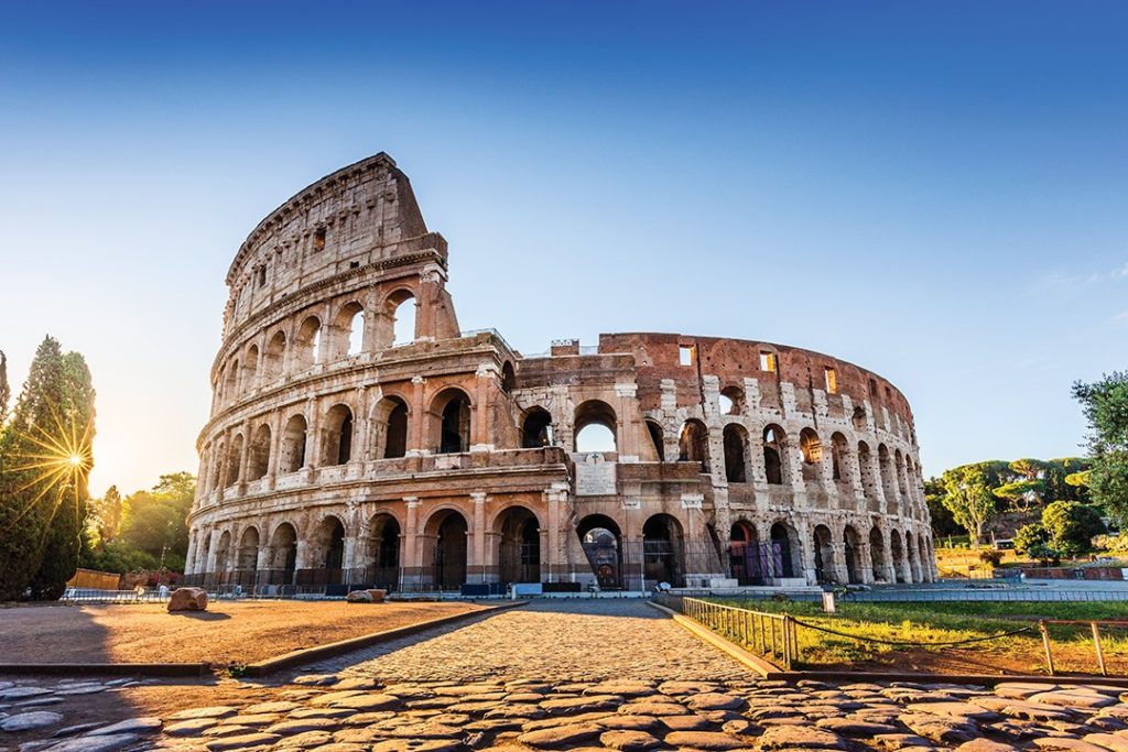 The Colosseum in Italy is one of the Seven Wonders of the World