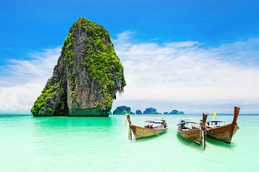 An idyllic scene in Thailand, one of the most visited countries in the world