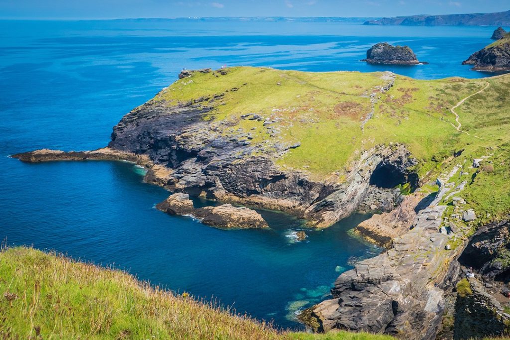 Merlin's cave is the stuff of legends in Cornwall