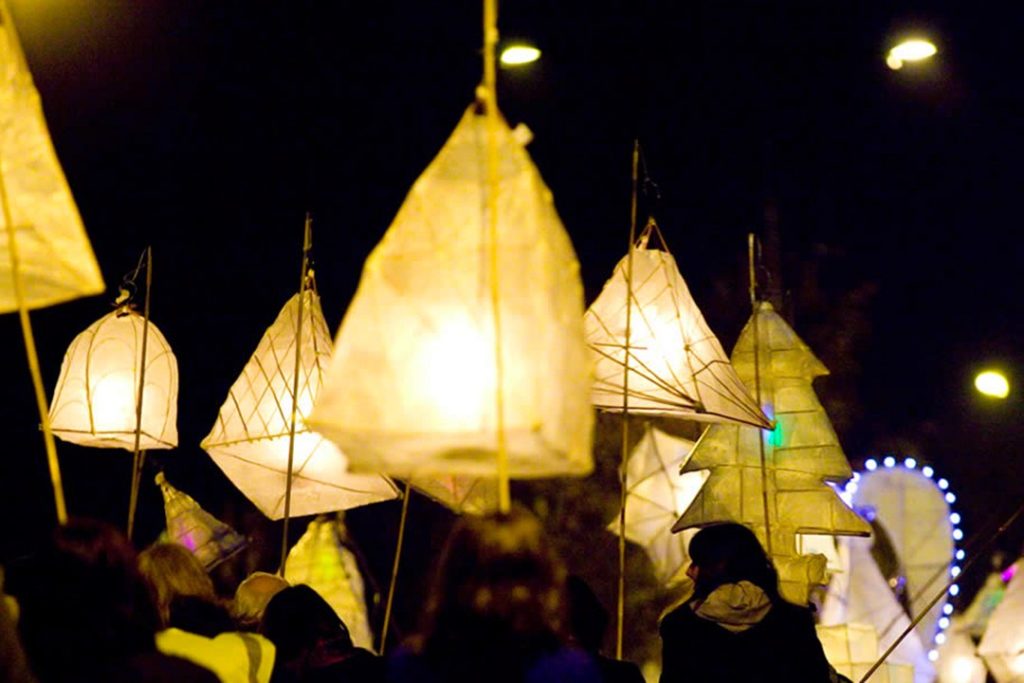 St Ives' lantern parade