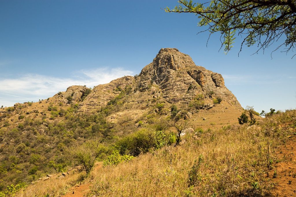 The picturesque hills around Mlilwane