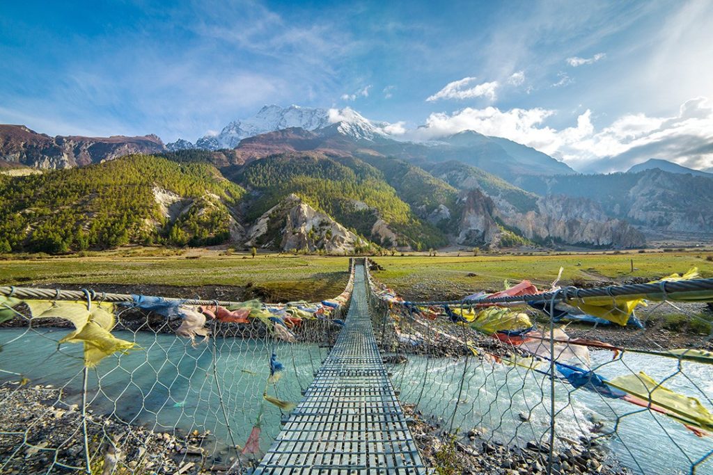 Best treks in Nepal – Annapurna Circuit bridge