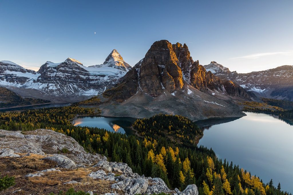 Mount Assiniboine is know as Canada's Matterhorn