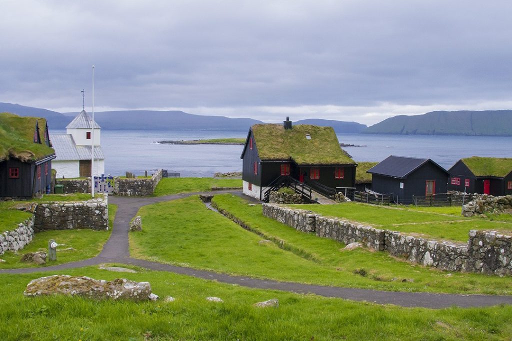 turf roofs in the Faroe Islands
