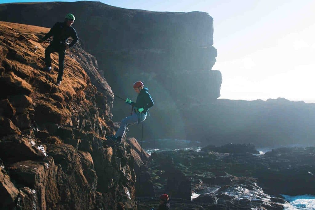 things to do in the Faroe Islands climbing