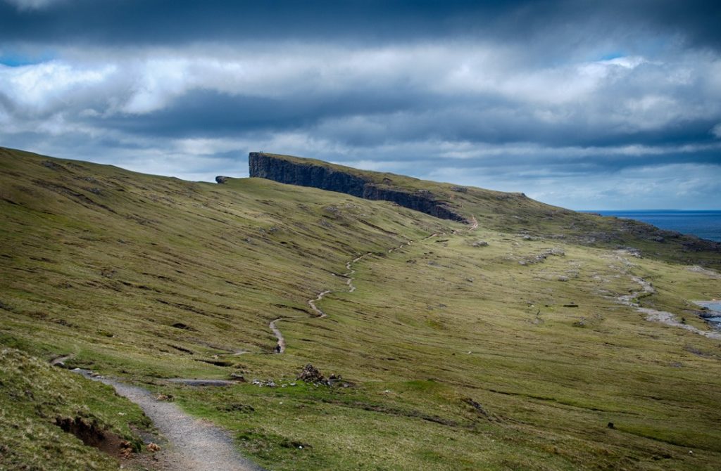 Beautiful but treeless view in the Faroe Islands