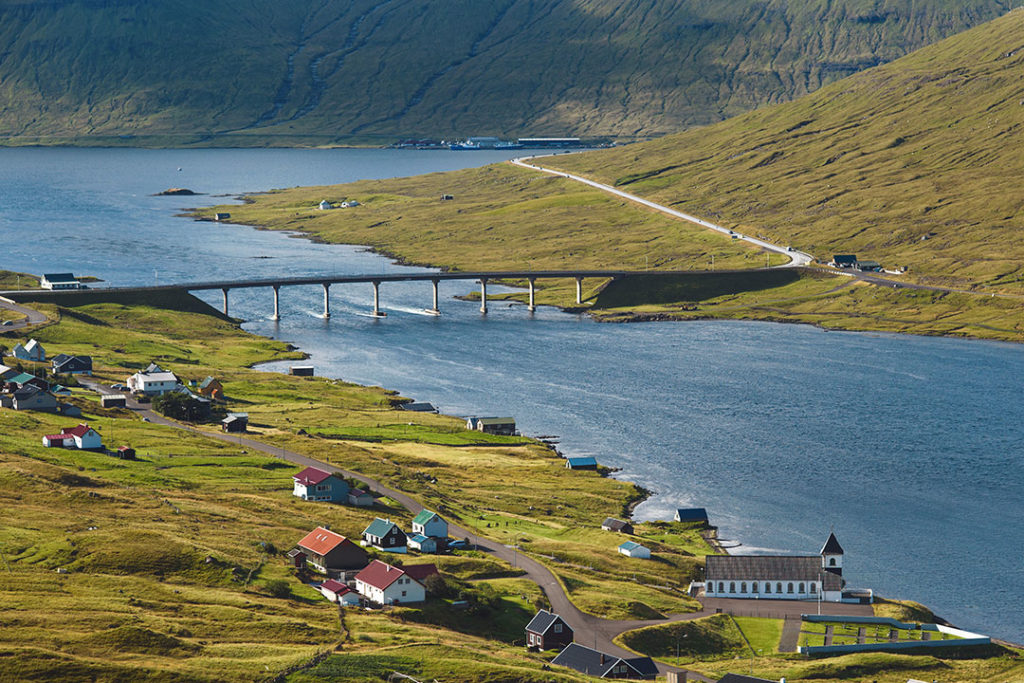 The Faroe Islands are well connected