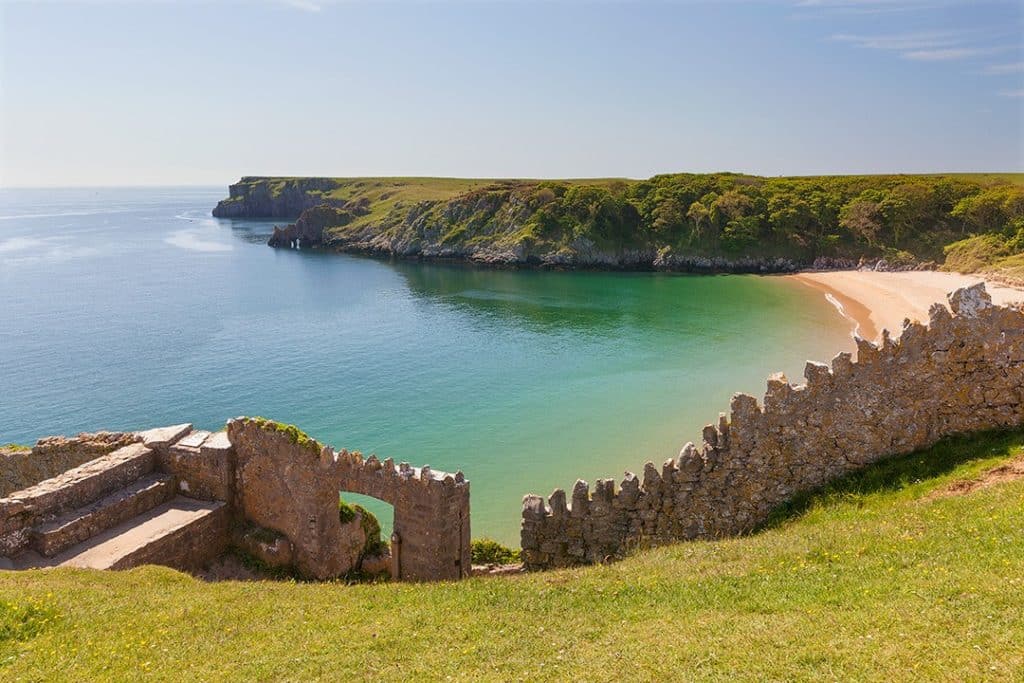 there are excellent beaches in the national parks in wales