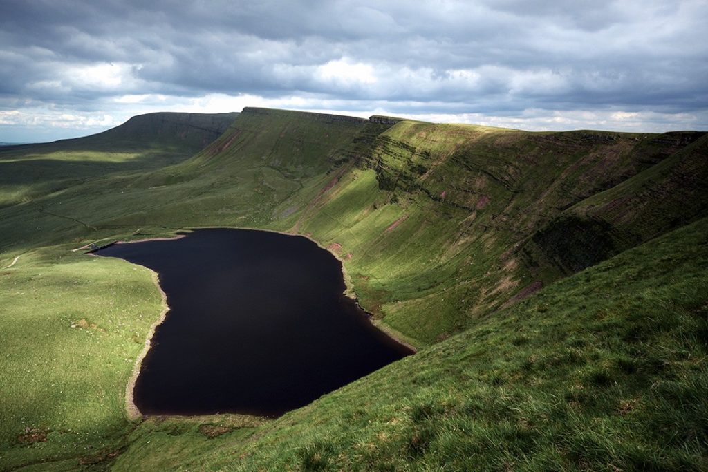 Llyn Fan y Fach is a 20,000 year-old glacial lake