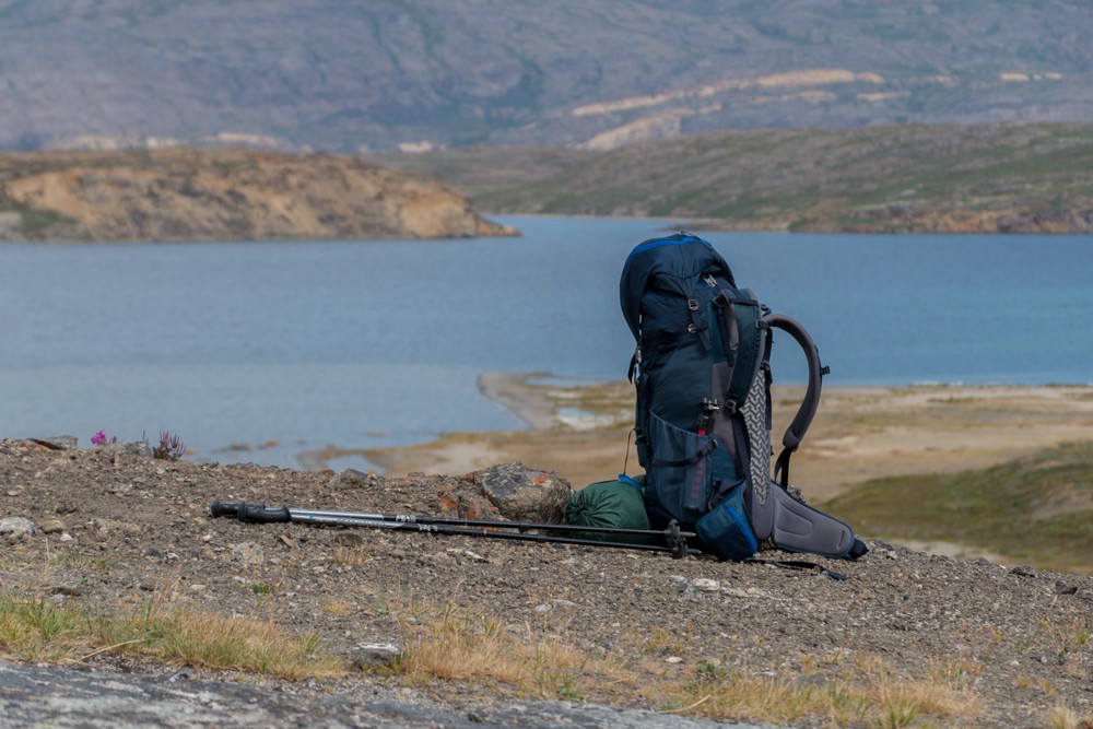 my 50 litre backpack Arctic Circle Trail packing list