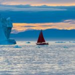 midnight sun iceberg sightseeing ilulissat sailboat