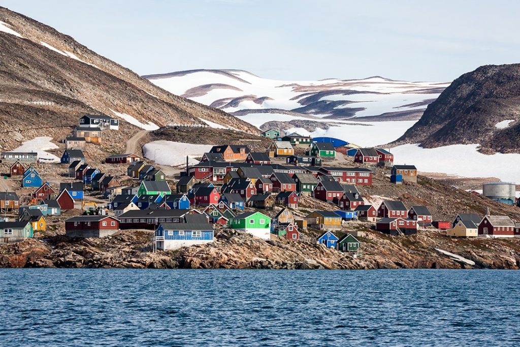 The colourful houses of Ittoqqortoormiit