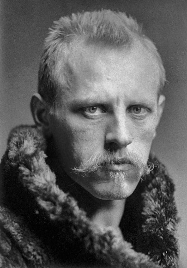A portrait of Fridtjof Nansen who made several epic journeys of discovery