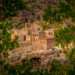 The abandoned village of Wadi Bani Habib
