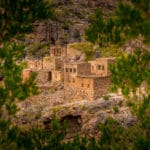 The abandoned village of Wadi Bani Habib