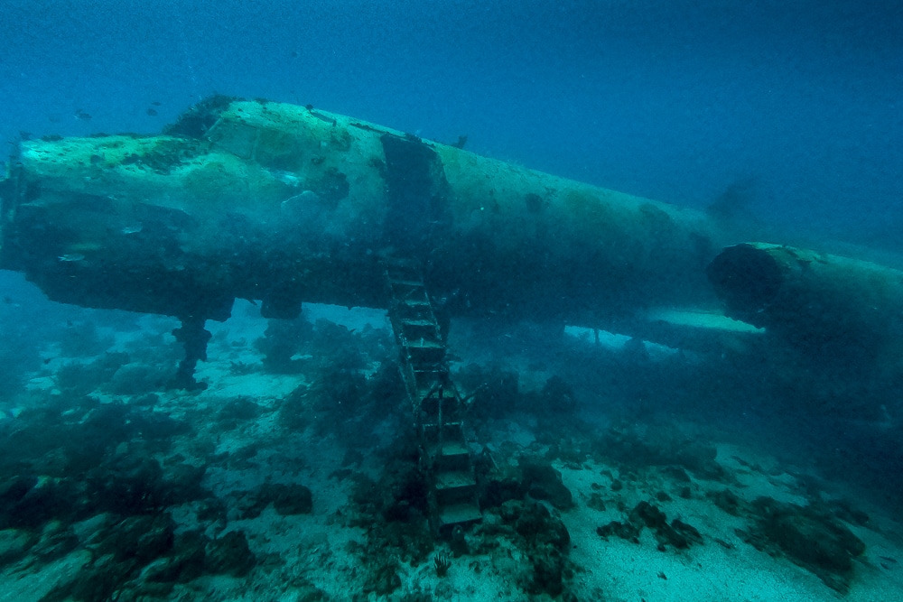 diving the Sonesta plane wrecks in Aruba