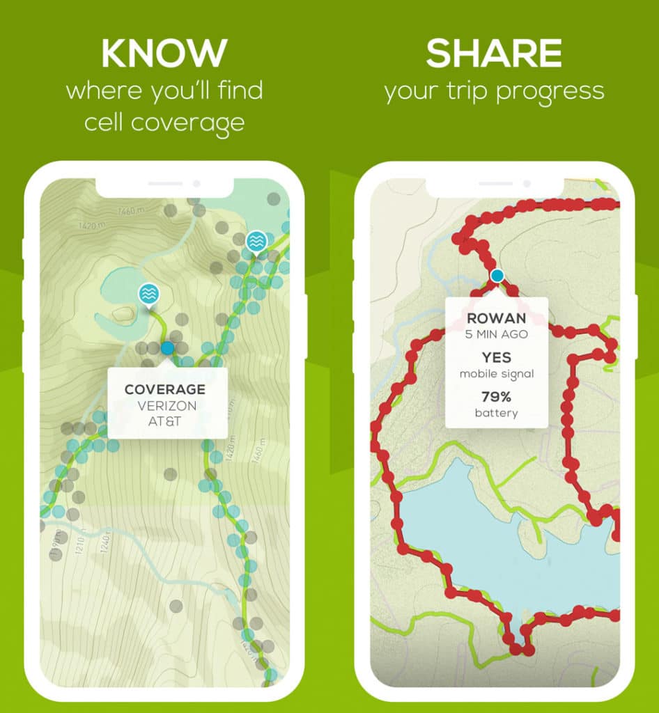 cairn is one of the best hiking apps for safety