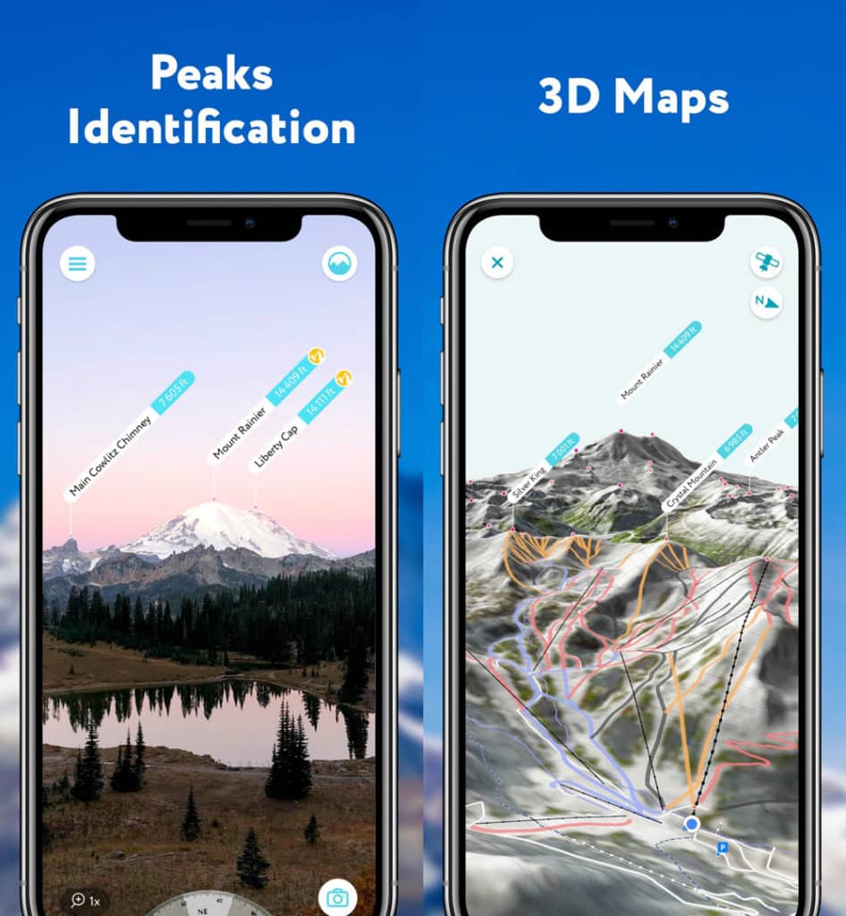 peakvisor is a seemingly magical hiking app