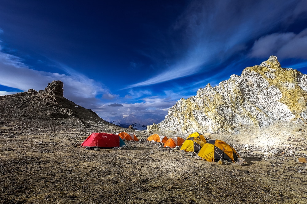 Campo 3 en el Aconcagua