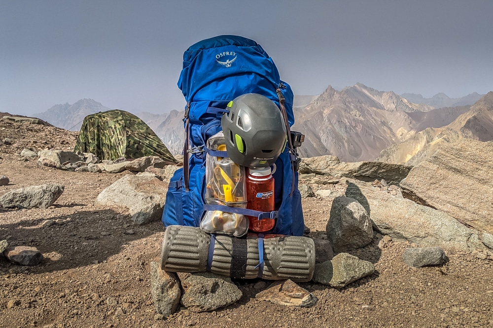 Lista de equipo para el Aconcagua