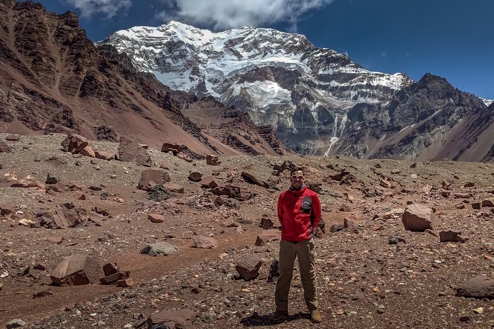 La cara sur del Aconcagua