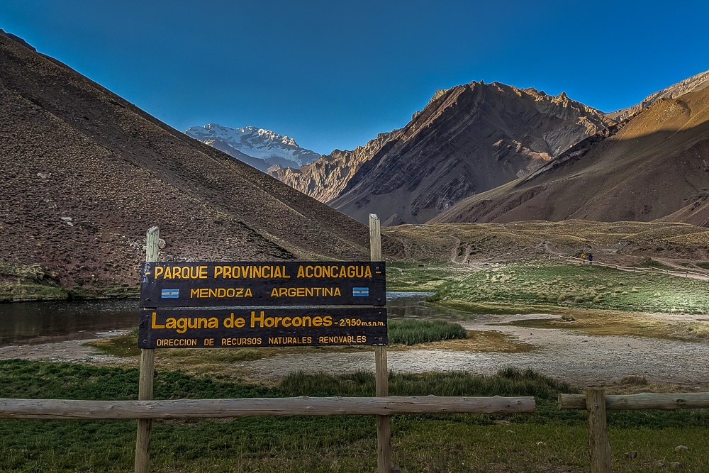 El Aconcagua está ubicado dentro del Parque Provincial Aconcagua