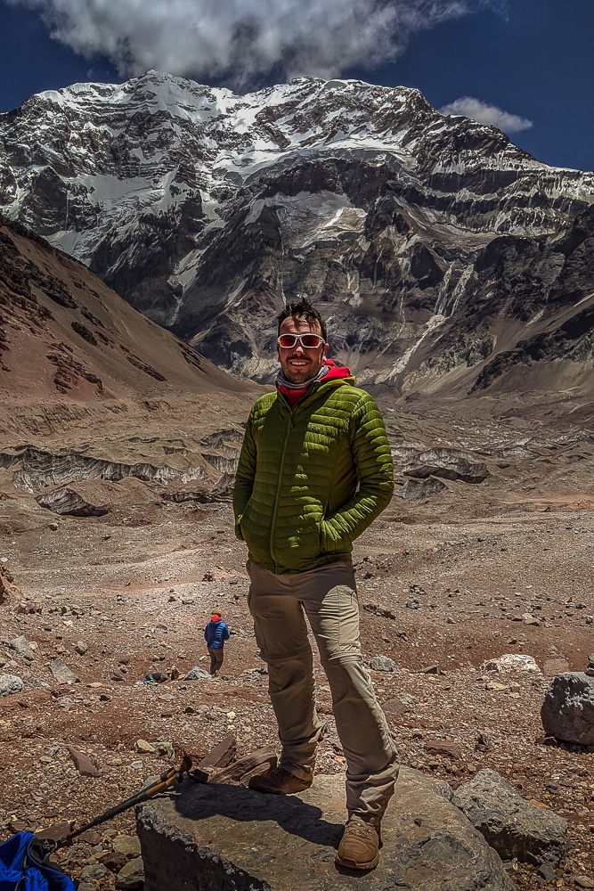 Cara sur del Aconcagua