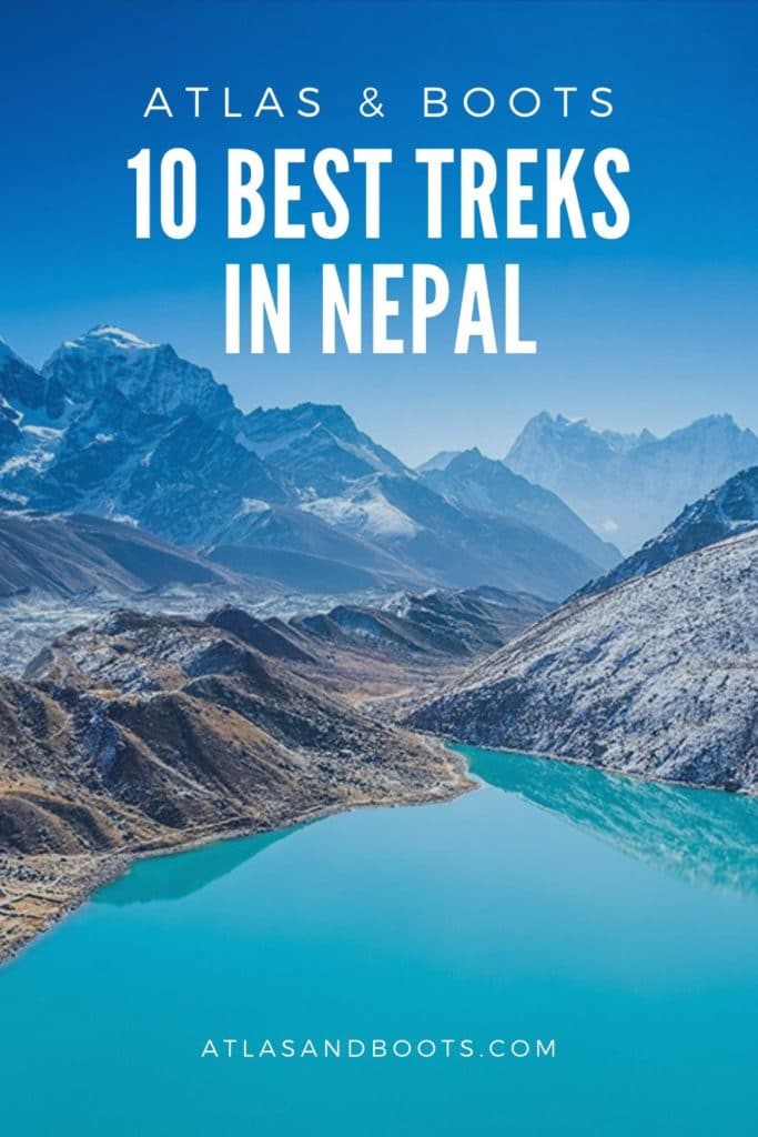 10 Best treks in Nepal pin