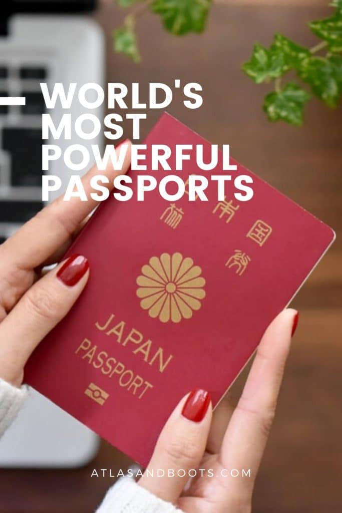 most powerful passports Pinterest pin