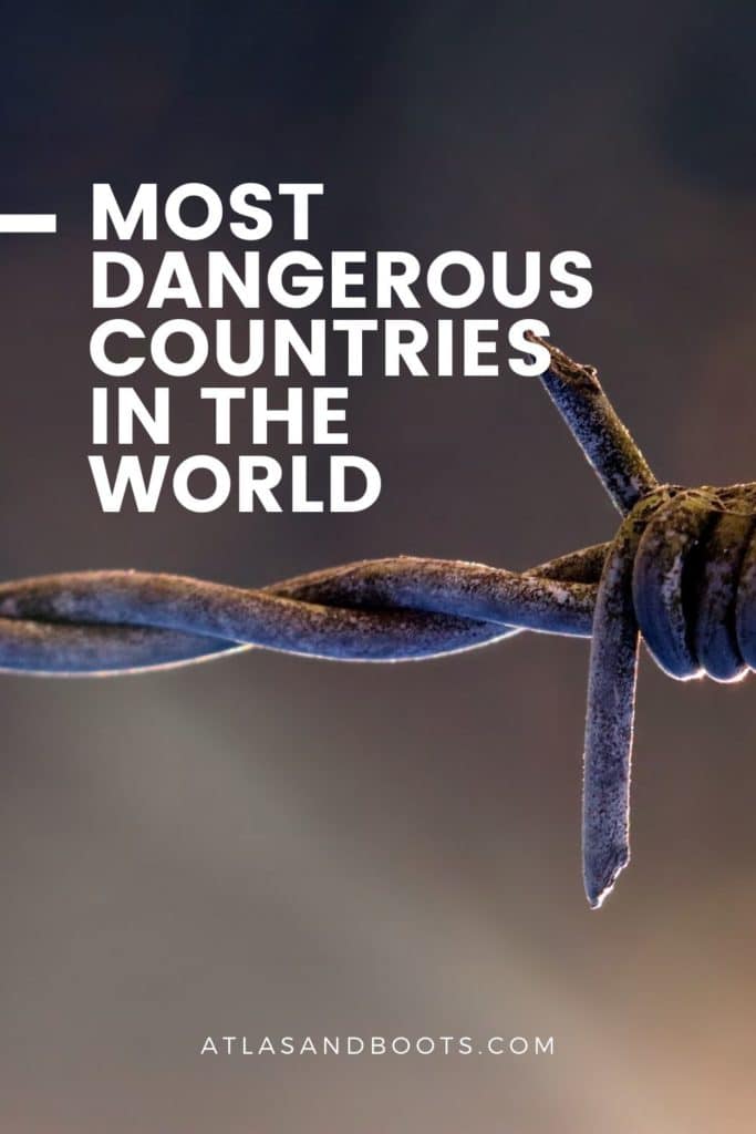 most dangerous countries in the world pinterest pin