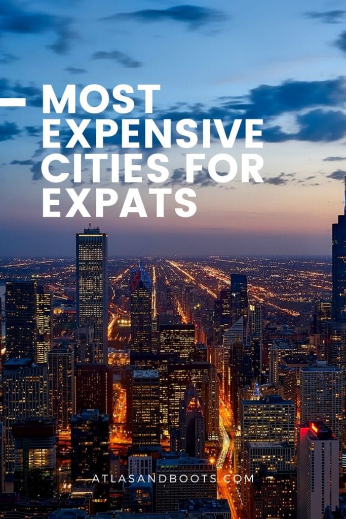 most expensive cities for expats pinterest pin