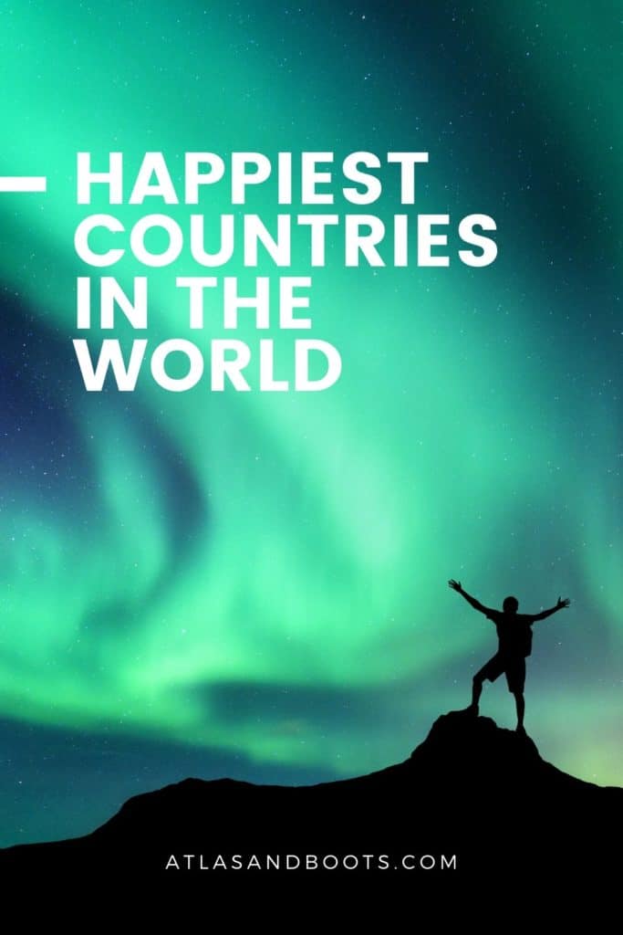 happiest countries Pinterest pin