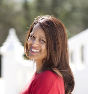 Author Jini Reddy smiling