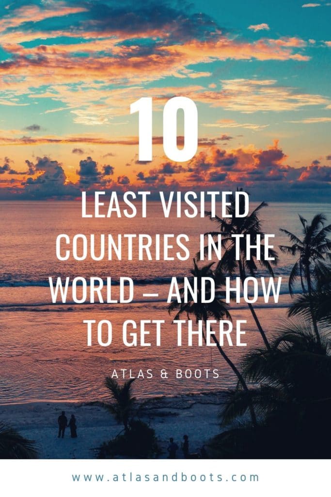 least visited countries Pinterest pin