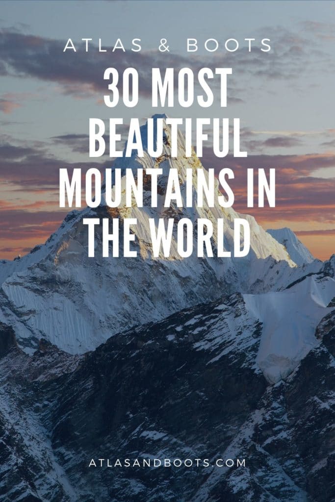 most beautiful mountains in the world Pinterest pin