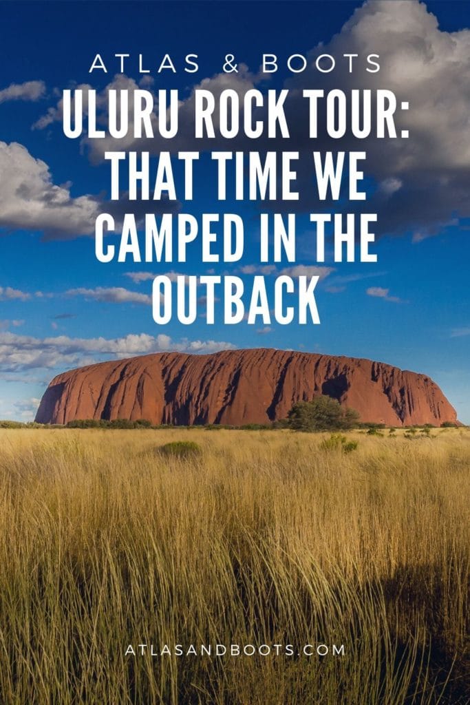 Pinterest pin for Uluru rock tour