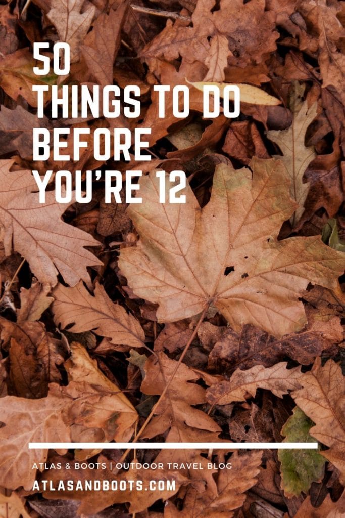 50 things to do before you're 12 pin